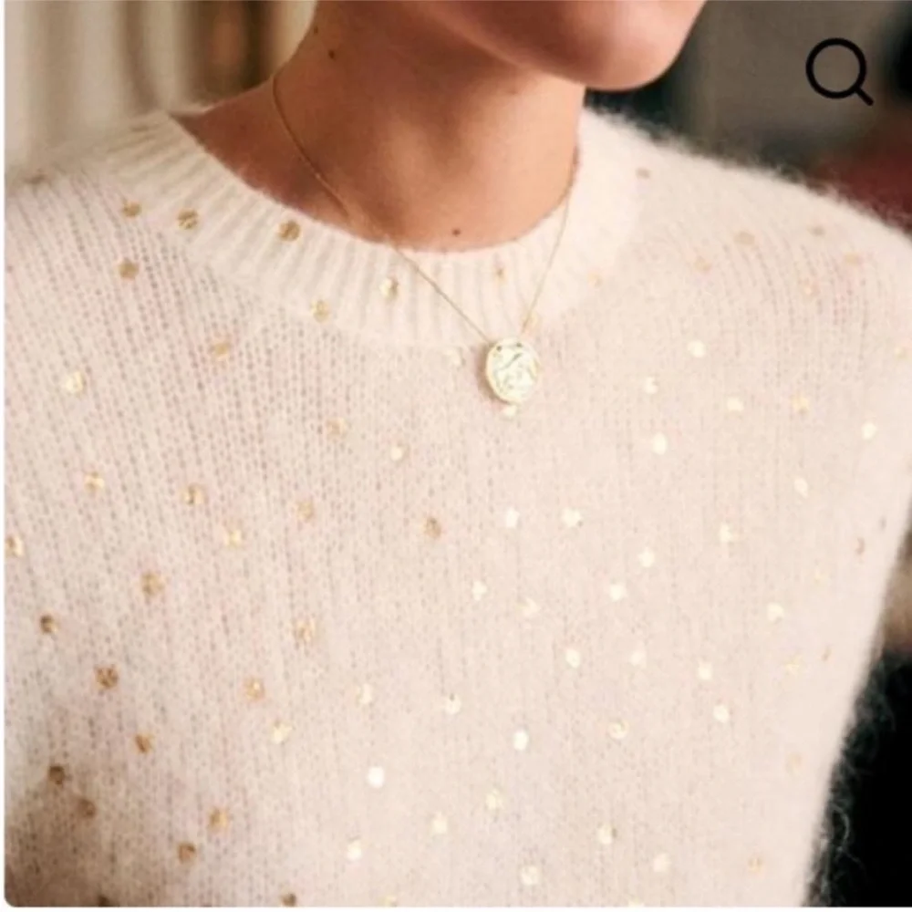 Sezane Lupin Wool Mohair Sweater Sz S - Picture 2 of 7